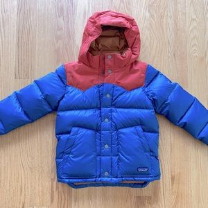 Kids Patagonia duck down puffy coat.